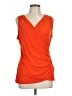 Sofia by Sofia Vergara Orange Sleeveless Blouse Size L - photo 1
