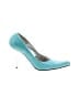 Steve Madden 100% Leather Color Block Teal Heels Size 7 1/2 - photo 1