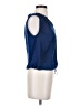 Left Coast by Dolan 100% Polyester Blue Sleeveless Blouse Size XXS - photo 4
