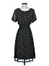 Ember 100% Polyester Polka Dots Black Casual Dress Size S - photo 2