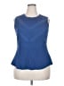 Halogen Blue Sleeveless Top Size 2X - photo 1