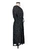 Ember 100% Polyester Polka Dots Black Casual Dress Size S - photo 4