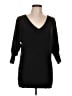 New York & Company 100% Acrylic Black Pullover Sweater Size L - photo 1