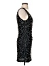 Amber Blue 100% Polyester Stars Black Cocktail Dress Size S - photo 4