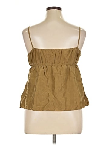 Calvin Klein Sleeveless Silk Top (view 2)