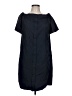 Vince. Solid Blue Casual Dress Size 10 - photo 1
