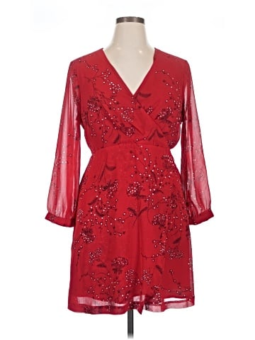 Madewell Hazelwood Wrap-Front Mini Dress in Windswept Floral (view 1)