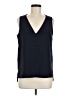 Ann Taylor 100% Polyester Black Sleeveless Blouse Size M - photo 1