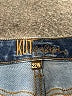 Kut from the Kloth Solid Blue Jeans Size 22W - photo 4