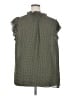Tamara H. 100% Polyester Green Sleeveless Blouse Size 3X - photo 2