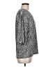 MICHAEL Michael Kors Animal Print Silver 3/4 Sleeve Blouse Size M - photo 4