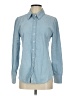 D&Co. Blue Long Sleeve Button-Down Shirt Size XS - photo 1
