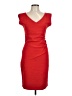 Diane von Furstenberg Solid Red Cocktail Dress Size 10 - photo 1