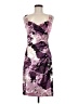 Donna Morgan Floral Purple Cocktail Dress Size 8 - photo 1