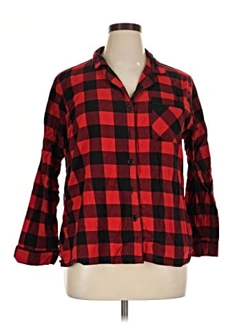 Target 3/4 Sleeve Button-Down Shirt (view 1)