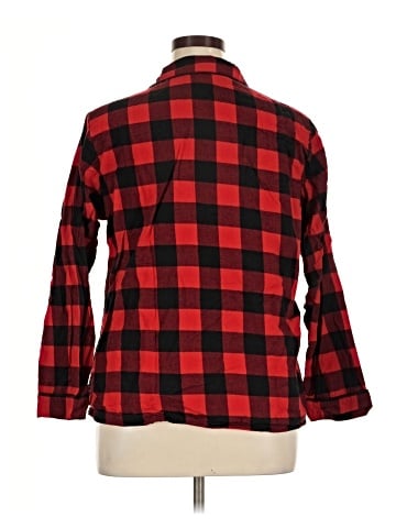 Target 3/4 Sleeve Button-Down Shirt (view 2)