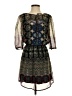 Bebop 100% Polyester Paisley Green Casual Dress Size S - photo 1