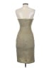 Wow Couture Metallic Tan Cocktail Dress Size S - photo 2