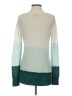 Hinge Color Block Teal Pullover Sweater Size XS - photo 2