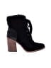 Ugg 100% Leather Black Ankle Boots Size 9 1/2 - photo 1