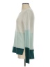 Hinge Color Block Teal Pullover Sweater Size XS - photo 5
