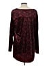 Intro Burgundy Long Sleeve Blouse Size L - photo 2