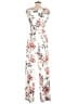 Assorted Brands 100% Polyester Floral White Jumpsuit Size M - photo 2