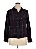 RD Style 100% Rayon Plaid Black Long Sleeve Blouse Size XL - photo 1