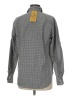 Dockers 100% Cotton Houndstooth Gray Long Sleeve Button-Down Shirt Size M - photo 2