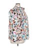 Unbranded 100% Polyester Print White 3/4 Sleeve Blouse Size 4X - photo 4