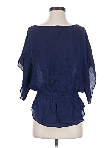Parker 3/4 Sleeve Silk Top (view 1)