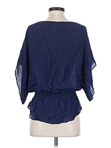 Parker 3/4 Sleeve Silk Top (view 2)