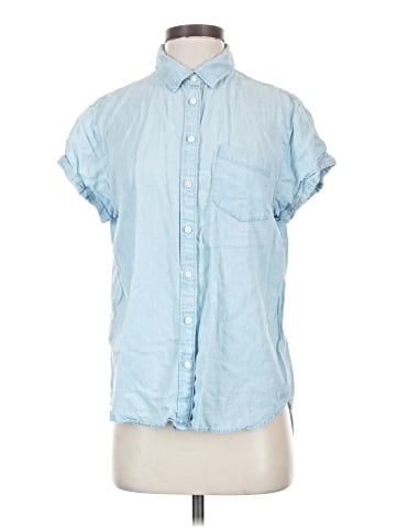 Caslon Short Sleeve Button-Down Shirt (view 1)