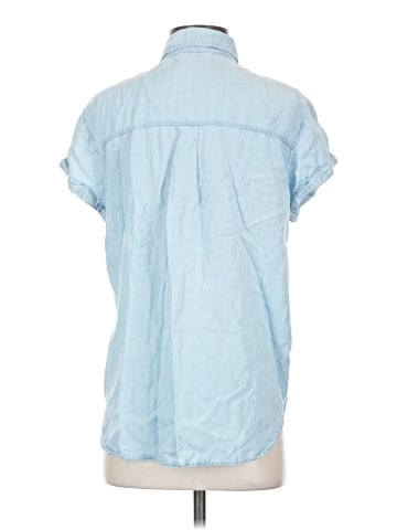 Caslon Short Sleeve Button-Down Shirt (view 2)