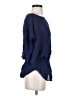 Parker 100% Silk Blue 3/4 Sleeve Silk Top Size XS - photo 4