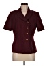 Kasper A.S.L. 100% Polyester Burgundy Blazer Size 8 - photo 1