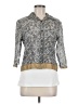 Tramp Paisley Gray 3/4 Sleeve Blouse Size M - photo 1