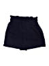 Zara 100% Baumwolle Solid Blue Shorts Size M - photo 1