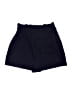 Zara 100% Baumwolle Solid Blue Shorts Size M - photo 2