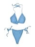 Fabletics Solid Blue Two Piece Swimsuit Size M (estimated) - photo 1