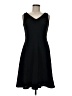 Talbots 100% Polyester Solid Black Cocktail Dress Size 6 - photo 1