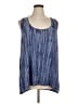 Indigo Thread Co. Blue Sleeveless Blouse Size 1X - photo 1