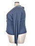 Leith Blue Long Sleeve Blouse Size 3X - photo 5