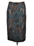 Sharon Young Paisley Teal Formal Skirt Size 6 - photo 1