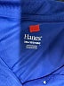 Hanes 100% Polyester Blue Short Sleeve Polo Size 3X - photo 7