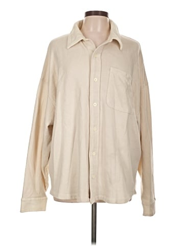 Victoria's Secret Pink Long Sleeve Button-Down Shirt (view 1)