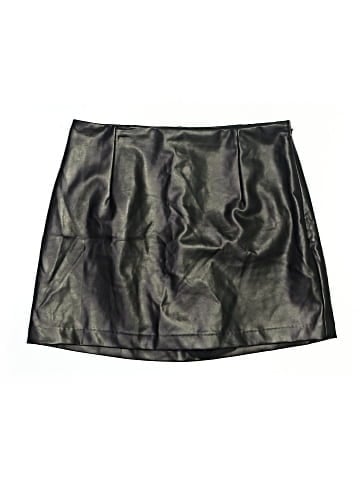 Abercrombie & Fitch Faux Leather Skirt (view 1)