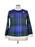 The North Face 100% Polyester Plaid Blue Pullover Sweater Size XXXL - photo 1