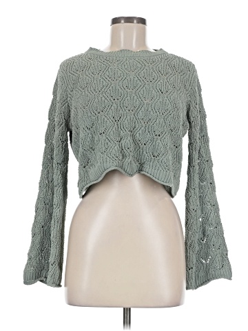 Blue Rain Pullover Sweater (view 1)
