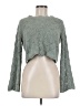 Blue Rain 100% Polyester Green Pullover Sweater Size M - photo 1